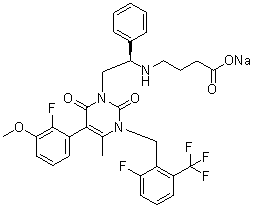 Elagolix sodium