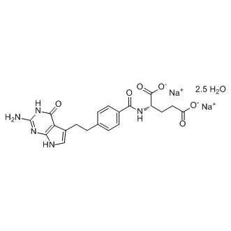 Pemetrexed disodium hemipenta hydrate